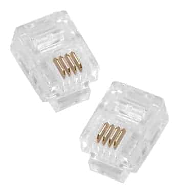 Progressiverobot UT-221 RJ11 4 Wire Male Plug (Pack of x10 units)